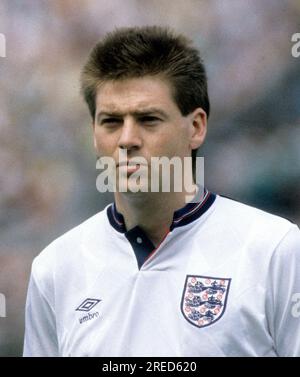FB EM 1988 / England - Irland 0:1 / Chris Waddle, Portrait [automatisierte Übersetzung] Stockfoto