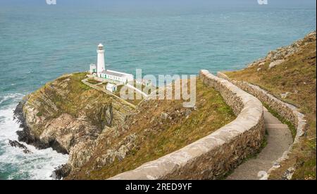 South Stack Leuchtturm Stockfoto