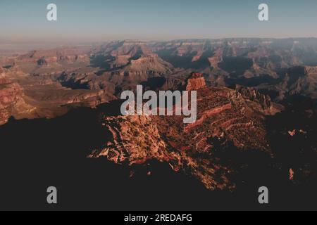 Atemberaubender Blick auf den Grand Canyon. Stockfoto