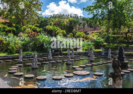 Tirta Gangga, ein ehemaliger Königspalast im Osten Balis, Indonesien Stockfoto