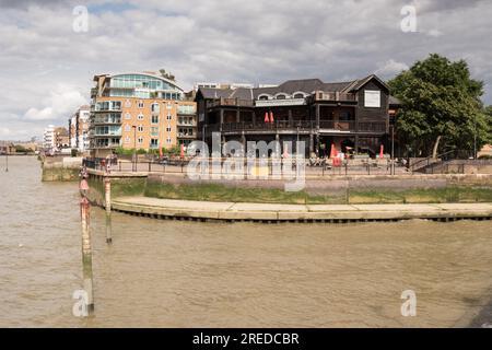 Das Salt Quay Public House, Rotherhithe, Südosten, London, Southwark, England, Großbritannien Stockfoto