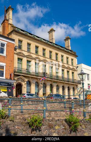 Das Lloyds Bank Gebäude auf der Bellevue Terrace in Great Malvern Stockfoto