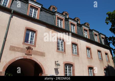 Kloster im mont-sainte-odile im elsass (frankreich) Stockfoto