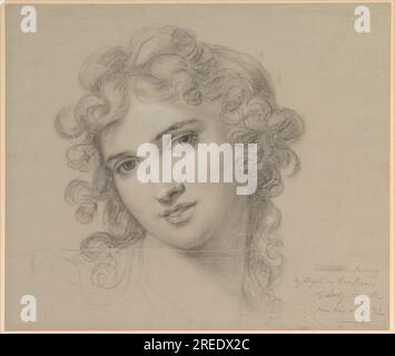 Das Porträt von Emma Hamilton 1791 von Angelica Kauffmann Stockfoto