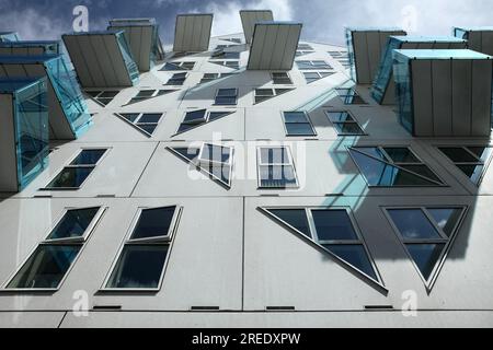 Die Eisberghäuser, Aarhus docklands, Dänemark. Stockfoto