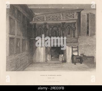 Zimmer in Fulwood's Miete, Gray's Inn 1850 von John Wykeham Archer Stockfoto