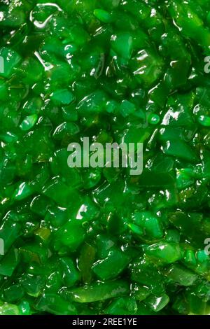 Chicago Style Neon Pickle Relish in a Bowl Stockfoto