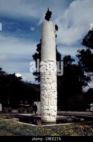 MONUMENTO EIN JUAN SEBASTIAN ELCANO. AUTOR: A CANO CORREA. Lage: AUSSEN. Sevilla. Sevilla. SPANIEN. JUAN SEBASTIAN ELCANO (1476-1526). Stockfoto