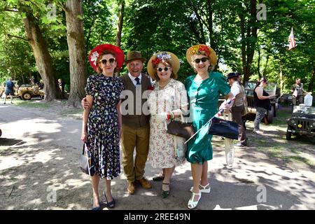 Ironbridge, Shropshire, Vereinigtes Königreich, Mai 27. 2023. Das Ironbridge World War Two Weekend Stockfoto