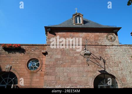 Kloster im mont-sainte-odile im elsass (frankreich) Stockfoto