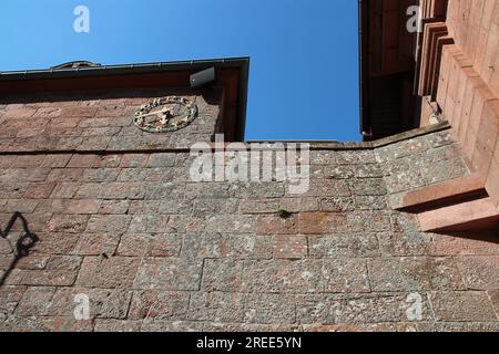 Kloster im mont-sainte-odile im elsass (frankreich) Stockfoto