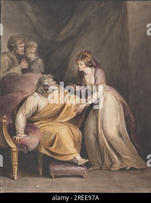 Lear und Cordelia etwa 1781 von Mary Hoare Stockfoto