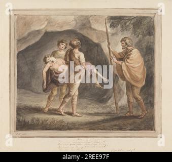 Arviragus, trägt Imogen als tot in seinen Armen, „Cymbeline“, Akt IV, Szene II 1780 von Mary Hoare Stockfoto