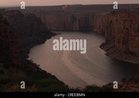 Gandikota Grand Canyon of India Tourismus Ort in Kadadapa, Andhra pradesh Stockfoto