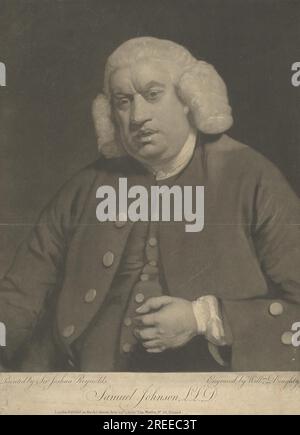 Samuel Johnson 1779 von William Doughty Stockfoto