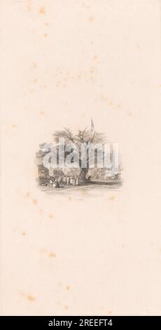 Eine Old Oak 1834 von Edward Angelo Goodall Stockfoto