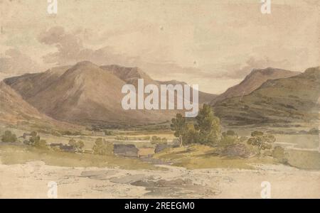 Blick auf Side Farm, Patterdale, ca. 1802 von Paul Sandby Munn Stockfoto