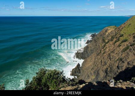 Die Klippen von Cape Byron, Byron Bay, Queensland, Australien Stockfoto