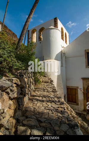 Historische Kirche. Ciudad Velha. Cidade Velha. Santiago. Cabo Verde. Afrika Stockfoto