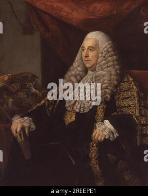 Charles Pratt, 1. Earl Camden zwischen 1767 und 1769 Uhr von Nathaniel Dance-Holland Stockfoto