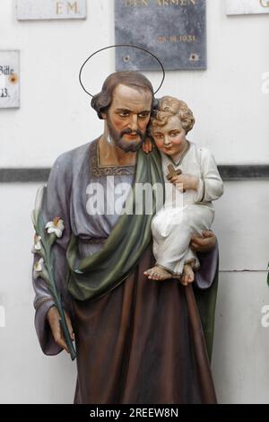 Minoritenkirche, römisch-katholische Kirche auf dem Minoritenplatz, Antonius-Kapelle mit der Büste der St. Anthony, Wien, Österreich Stockfoto