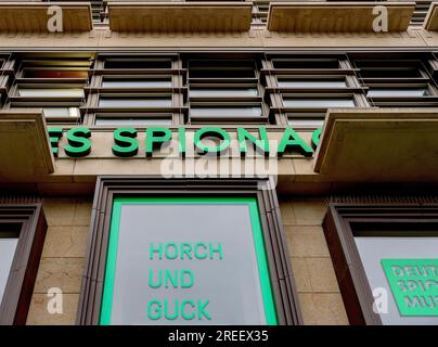 Deutsches Spionagemuseum, Leipziger Platz, Berlin, Deutschland Stockfoto