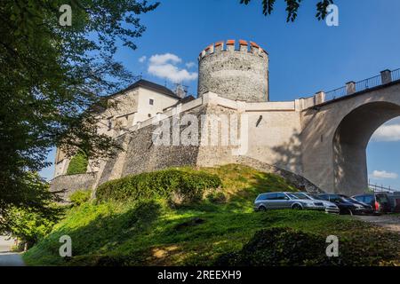 Cesky: Burg Äœeský schloss, Tschechische Republik Stockfoto