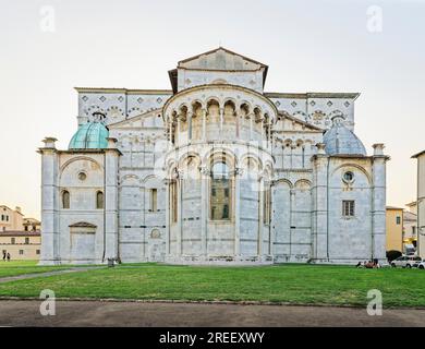 Apse und Chor, Kathedrale, Cattedrale di San Martino, auch Duomo di Lucca, Lucca, Toskana, Italien Stockfoto