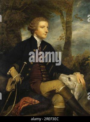 Sir Thomas Dyke Acland, 3./7. Baronet Acland von Columb-John MP (1722-1785) 1767 von Joshua Reynolds Stockfoto