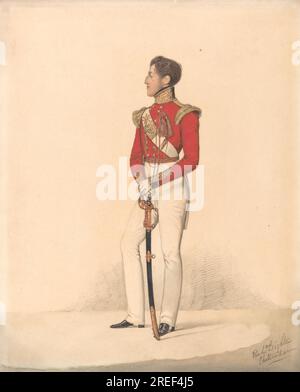 Lord Henry Charles Capel Somerset, 5. leichte Infanterie - Cheltenham zwischen 1837 und 1848 von Richard Dighton dem Jüngeren Stockfoto