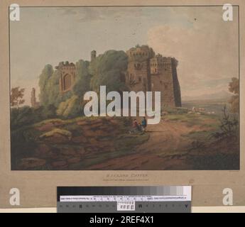 Ragland Castle 1812 von John Laporte Stockfoto