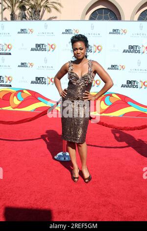 Tatyana Ali trifft am 28. Juni 2009 bei den BET Awards 2009 im Shrine Auditorium in Los Angeles, CA ein. ©2008 Kathy Hutchins / Hutchins Photo Stockfoto