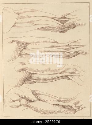 Anatomical Studies of Legs, 14. Oktober 1716 1716 von Hamlet Winstanley Stockfoto