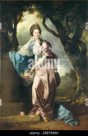 Mrs. Woodhull, circa 1770, von Johann Zoffany Stockfoto