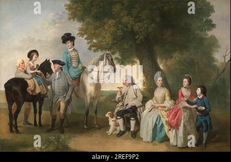 Die Drummond-Familie um 1769 von Johann Zoffany Stockfoto