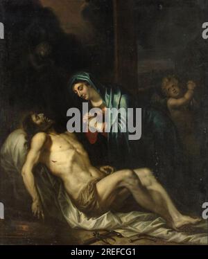 Das Klagen über den toten Christus 1661 von Jan Thomas van Ieperen Stockfoto