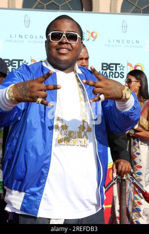 LOS ANGELES - 28. JUNI: Sean Kingston trifft am 28. Juni 2009 in Los Angeles, Kalifornien, bei DEN BET Awards 2009 im Shrine Auditorium ein Stockfoto