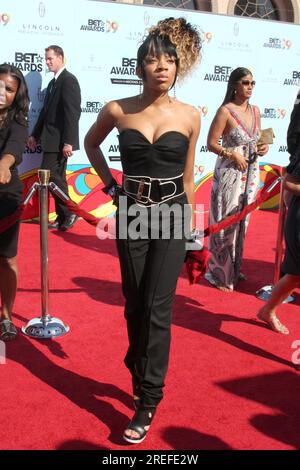 Lil' Mama, die am 28. Juni 2009 bei den BET Awards 2009 im Shrine Auditorium in Los Angeles, Kalifornien, ankommt. ©2008 Kathy Hutchins / Hutchins Photo Stockfoto