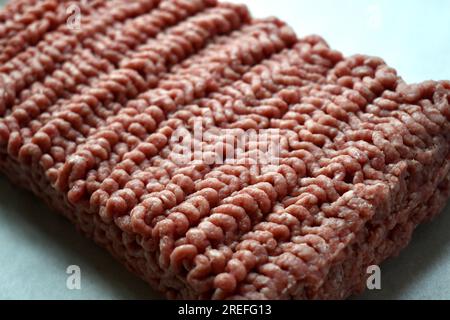 Rohes Rinderhack Stockfoto