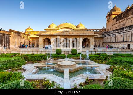 Fort Amber in Jaipur, Rajasthan, Indien Stockfoto