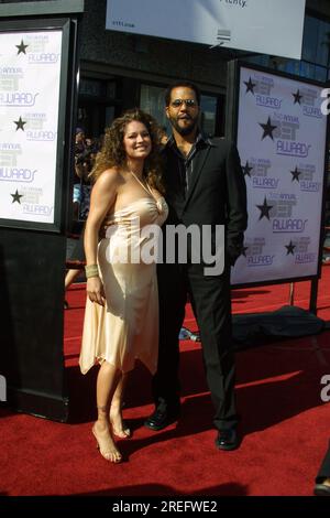 ©2003 KATHY HUTCHINS / HUTCHINS PHOTO AGENCY 3. BET Awards Kodak Theater Hollywood, CA 24. JUNI 2003 KRISTOFF ST JOHN WIFE ALLANA Stockfoto