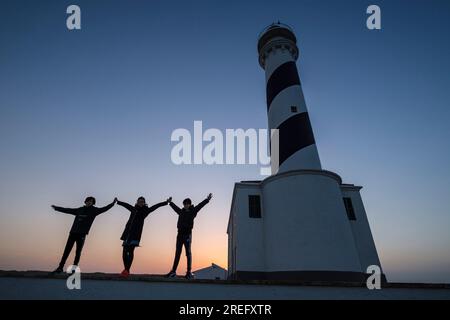 Cap de Favàritx, Naturpark S'Albufera des Grau, Menorca, Balearen, Spanien Stockfoto