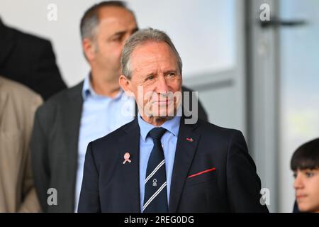 Ehemaliger Waldkapitän und Club-Botschafter John McGovern während des Vorsaison Freundschaftsspiels zwischen Nottingham Forest und Leeds United im Pirelli Stadium, Burton Upon Trent, am Donnerstag, den 27. Juli 2023. (Foto: Jon Hobley | MI News) Guthaben: MI News & Sport /Alamy Live News Stockfoto