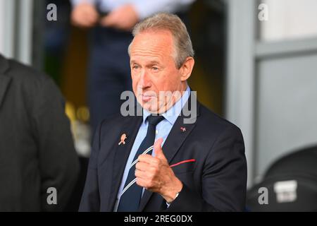 Ehemaliger Waldkapitän und Club-Botschafter John McGovern während des Vorsaison Freundschaftsspiels zwischen Nottingham Forest und Leeds United im Pirelli Stadium, Burton Upon Trent, am Donnerstag, den 27. Juli 2023. (Foto: Jon Hobley | MI News) Guthaben: MI News & Sport /Alamy Live News Stockfoto