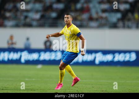 Osaka, Japan. 27. Juli 2023. Cristiano Ronaldo (AlNassr) Fußball : Vorsaison '2023 Japan Tour' Spiel zwischen dem FC Al-Nassr 1-1 FC Internazionale Milano im YANMAR Stadium Nagai in Osaka, Japan . Kredit: Mutsu Kawamori/AFLO/Alamy Live News Stockfoto