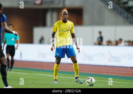 Osaka, Japan. 27. Juli 2023. Talisca (AlNassr) Fußball : Vorsaison '2023 Japan Tour' Spiel zwischen dem FC Al-Nassr 1-1 FC Internazionale Milano im YANMAR Stadium Nagai in Osaka, Japan . Kredit: Mutsu Kawamori/AFLO/Alamy Live News Stockfoto