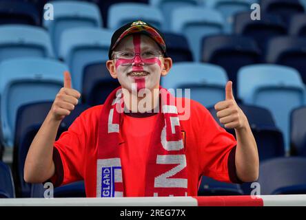 Emirates Stadium, Sydney, Australien. 28. Juli 2023. England gegen Dänemark, im Emirates Stadium, Sydney, Australien. Kim Price/CSM/Alamy Live News Kredit: CAL Sport Media/Alamy Live News Stockfoto