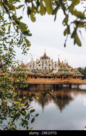 Antike Stadt in Bangkok, Thailand, das antike Siam, Muang Boran Stockfoto
