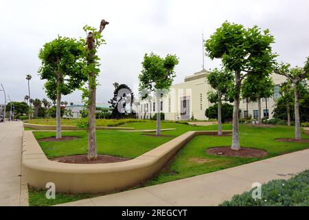 Santa Monica, Kalifornien: Santa Monica Rathaus an der 1685 Main Street, Santa Monica Stockfoto