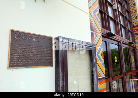 Santa Monica, Kalifornien: Santa Monica Rathaus an der 1685 Main Street, Santa Monica Stockfoto